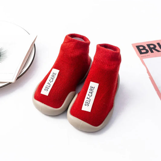 Red Self-Care Shoe Socks