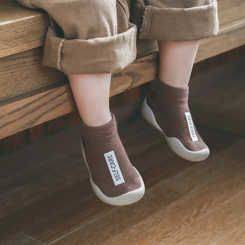 Dark Brown Self-Care Shoe Socks